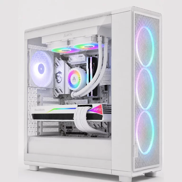 Gehäuse Fractal Design Epoch RGB white TG clear tint