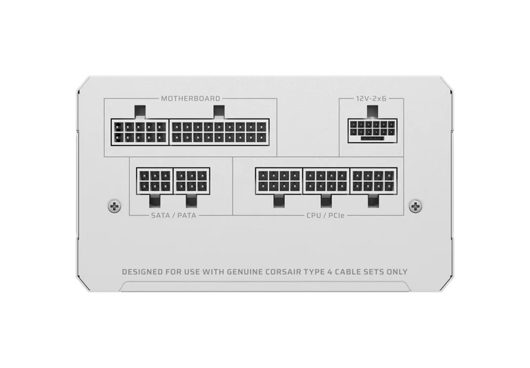 Netzteil Corsair RM850e series 2050, white Anschlüsse