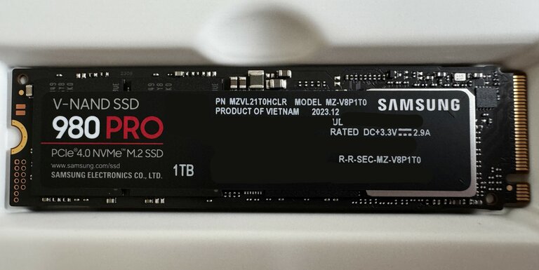 M.2 SSD Samsung 980 pro 1TB