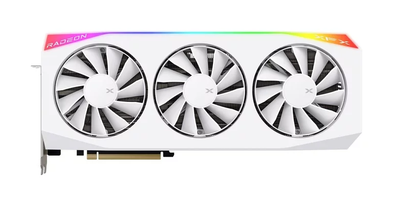 Grafikkarte XFX Mercury Radeon RX 9070 XT OC White Gaming Edition with RGB 16GB