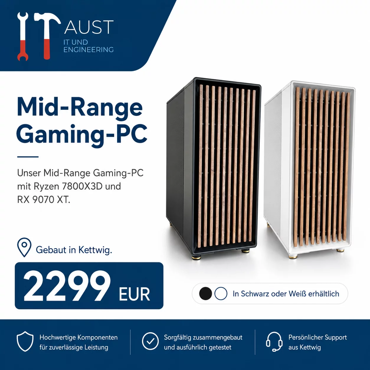 Mid-Range Gaming-PC Angebot in North-Gehäuse