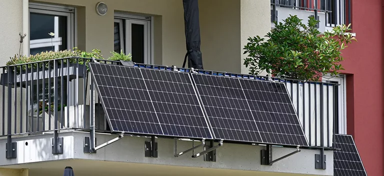 Balkon-Solarkraftwerk