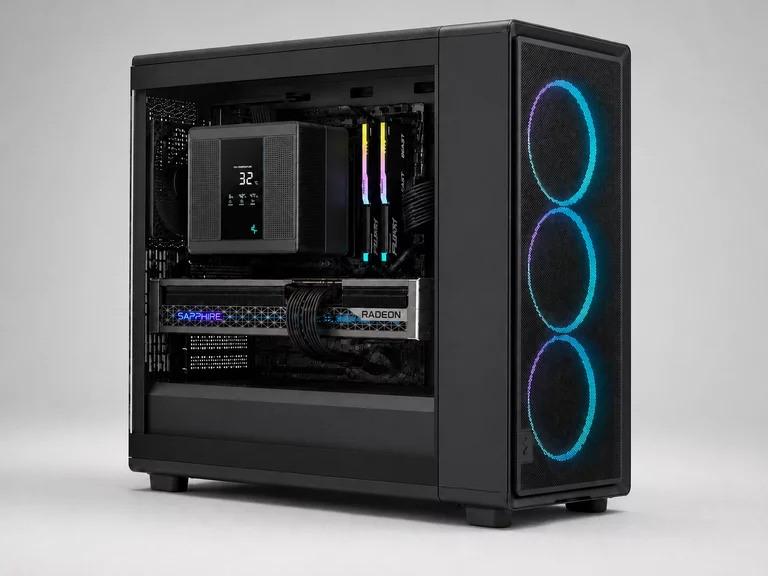 Gehäuse Fractal Design Epoch black TG RGB Light