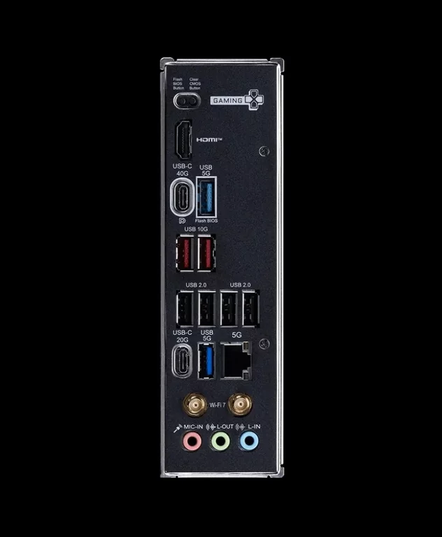 Mainboard MSI X870E Gaming Plus WIFI I/O-Shield